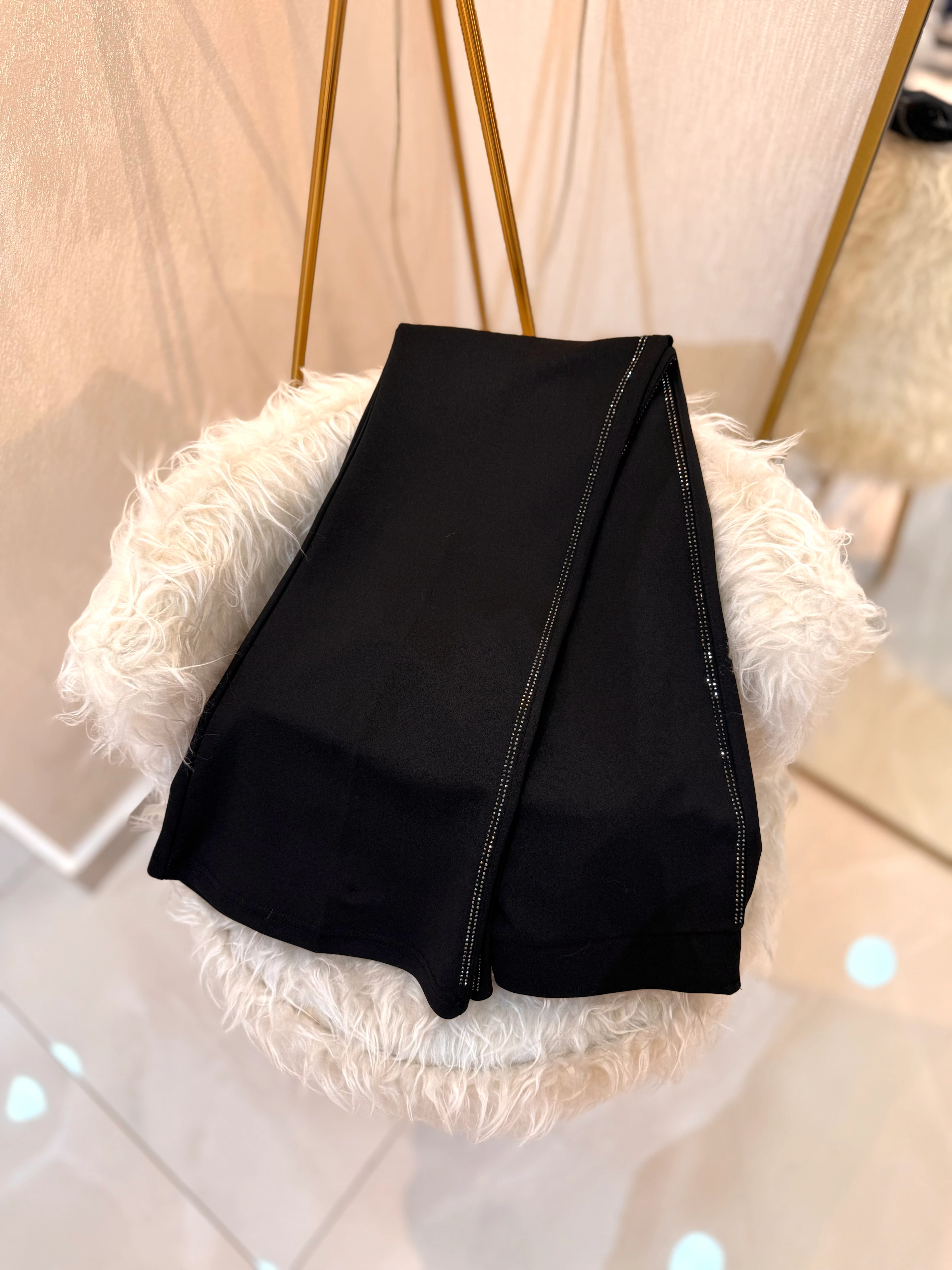 Şerit Pullu İspanyol Pantolon