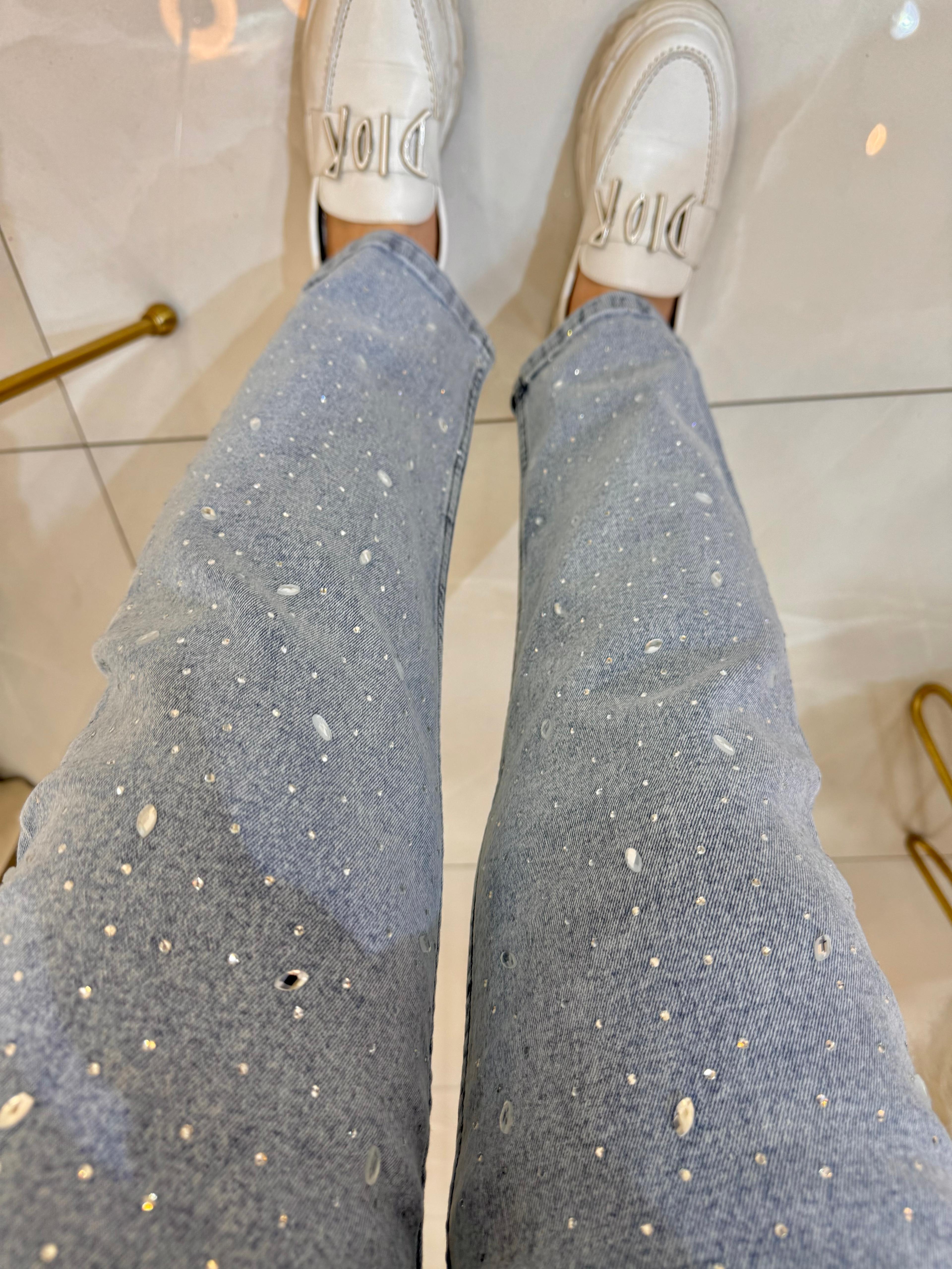 Full Taşlı Jean