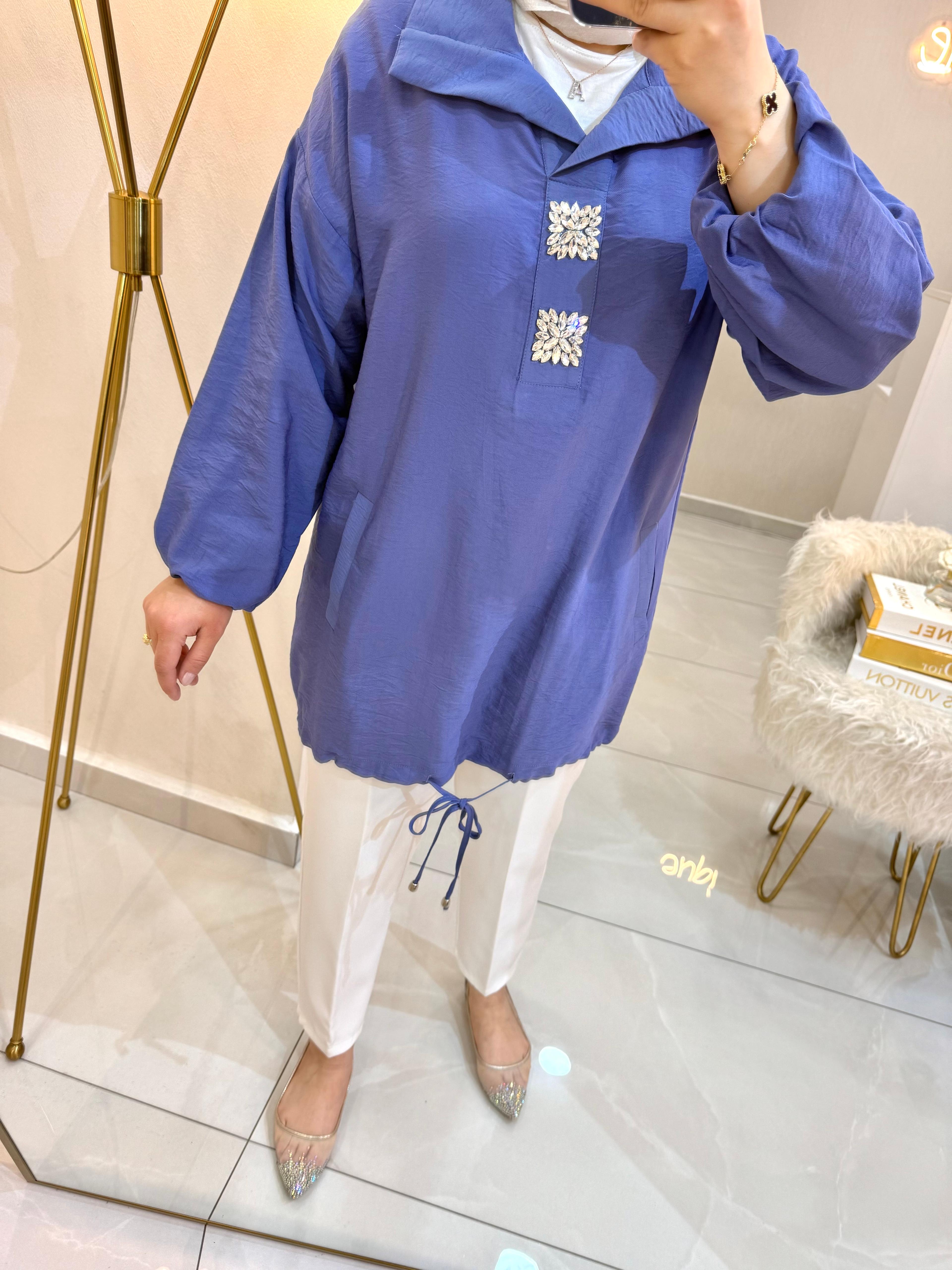 Yaka Detaylı Tunik