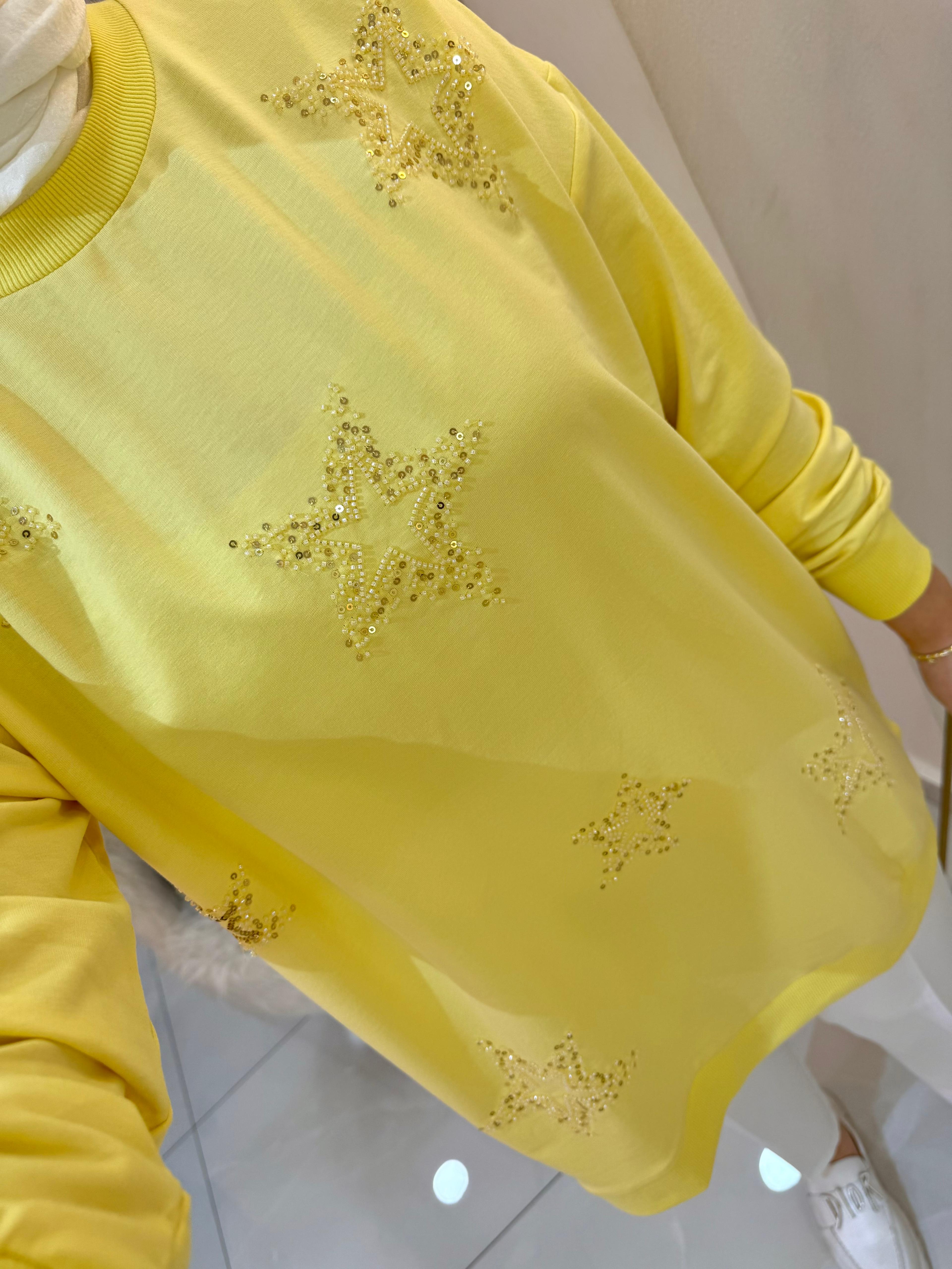 Yıldız Pullu Sweat