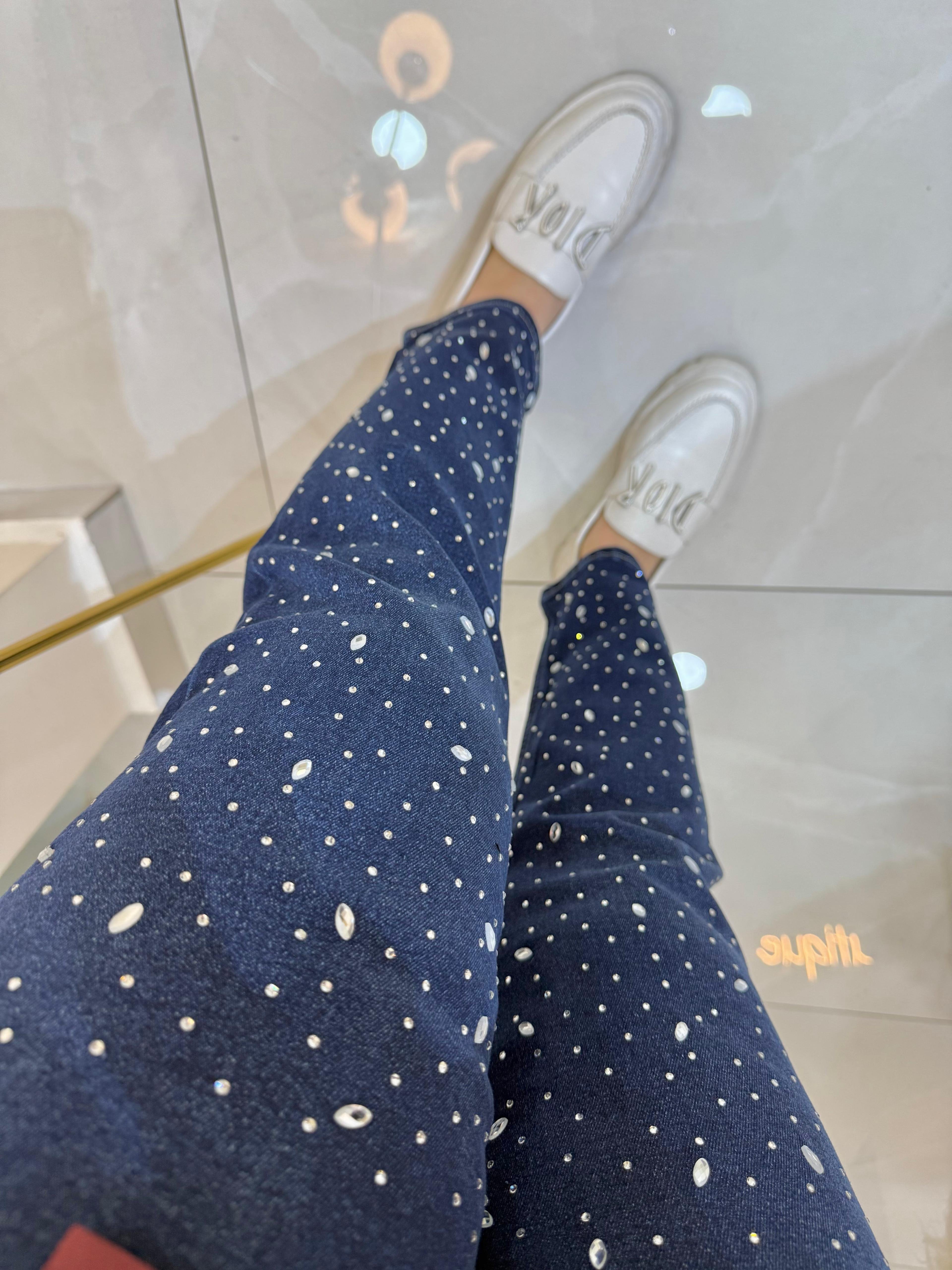 Full Taşlı Jean