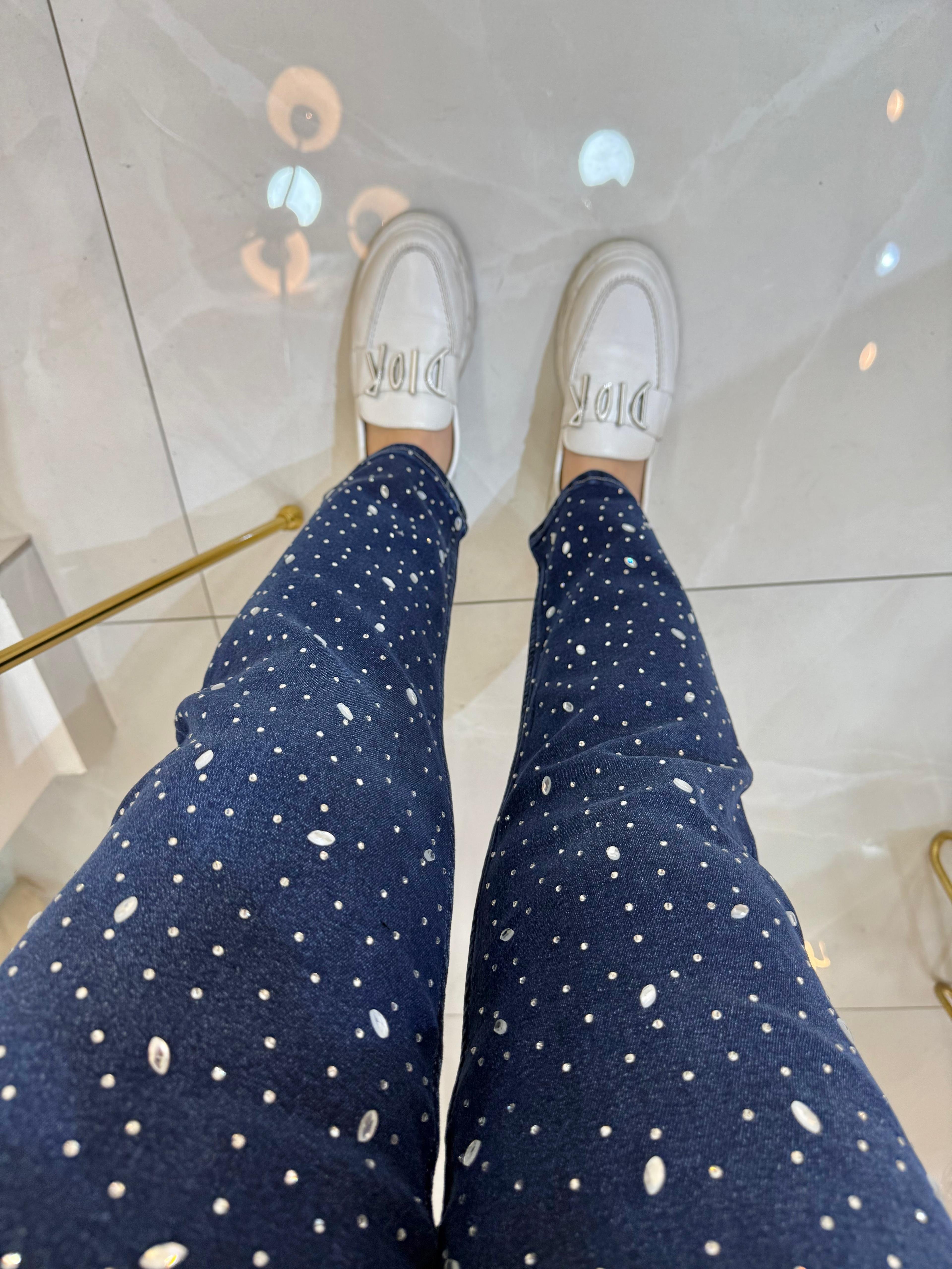 Full Taşlı Jean