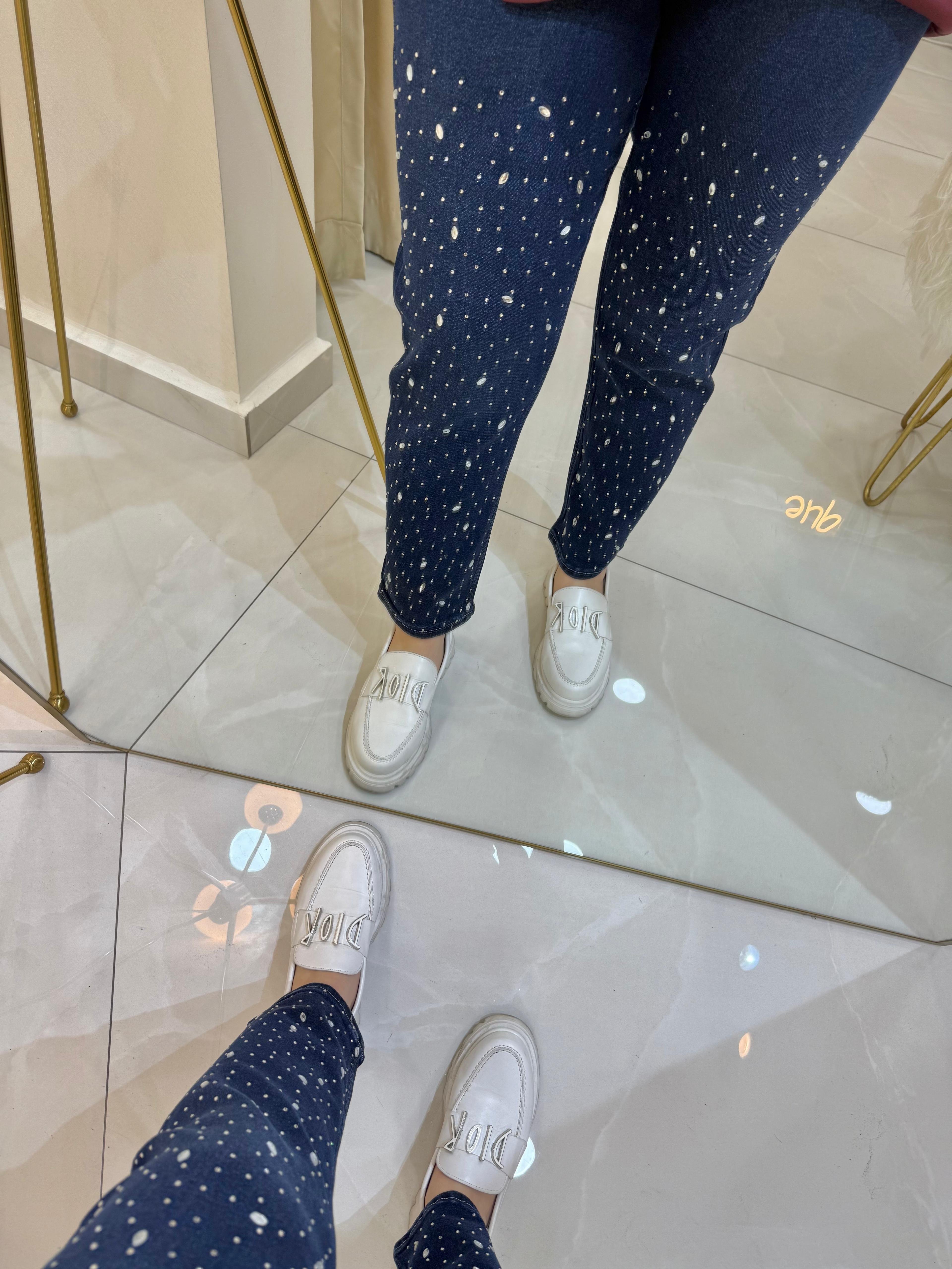 Full Taşlı Jean
