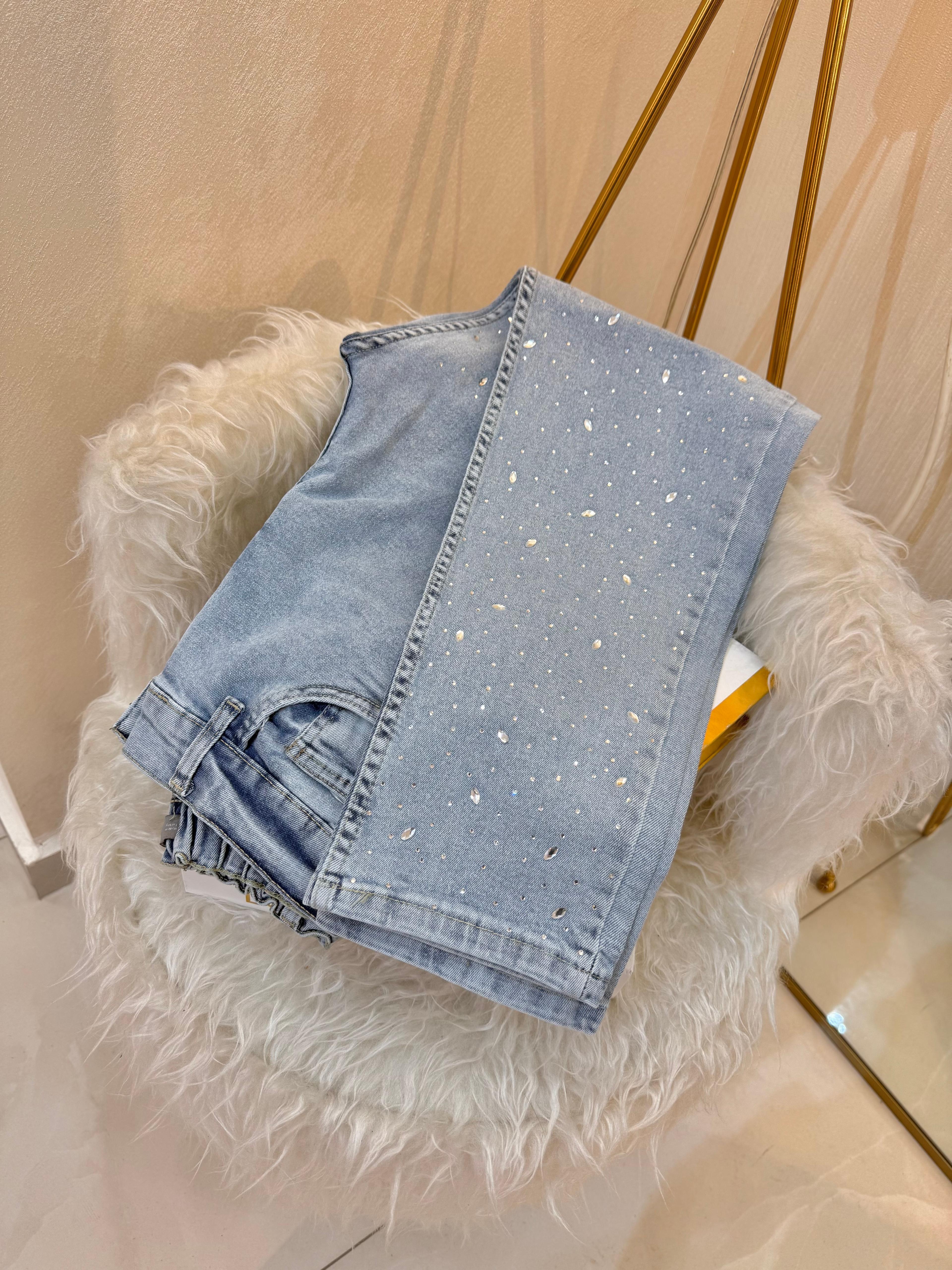 Full Taşlı Jean