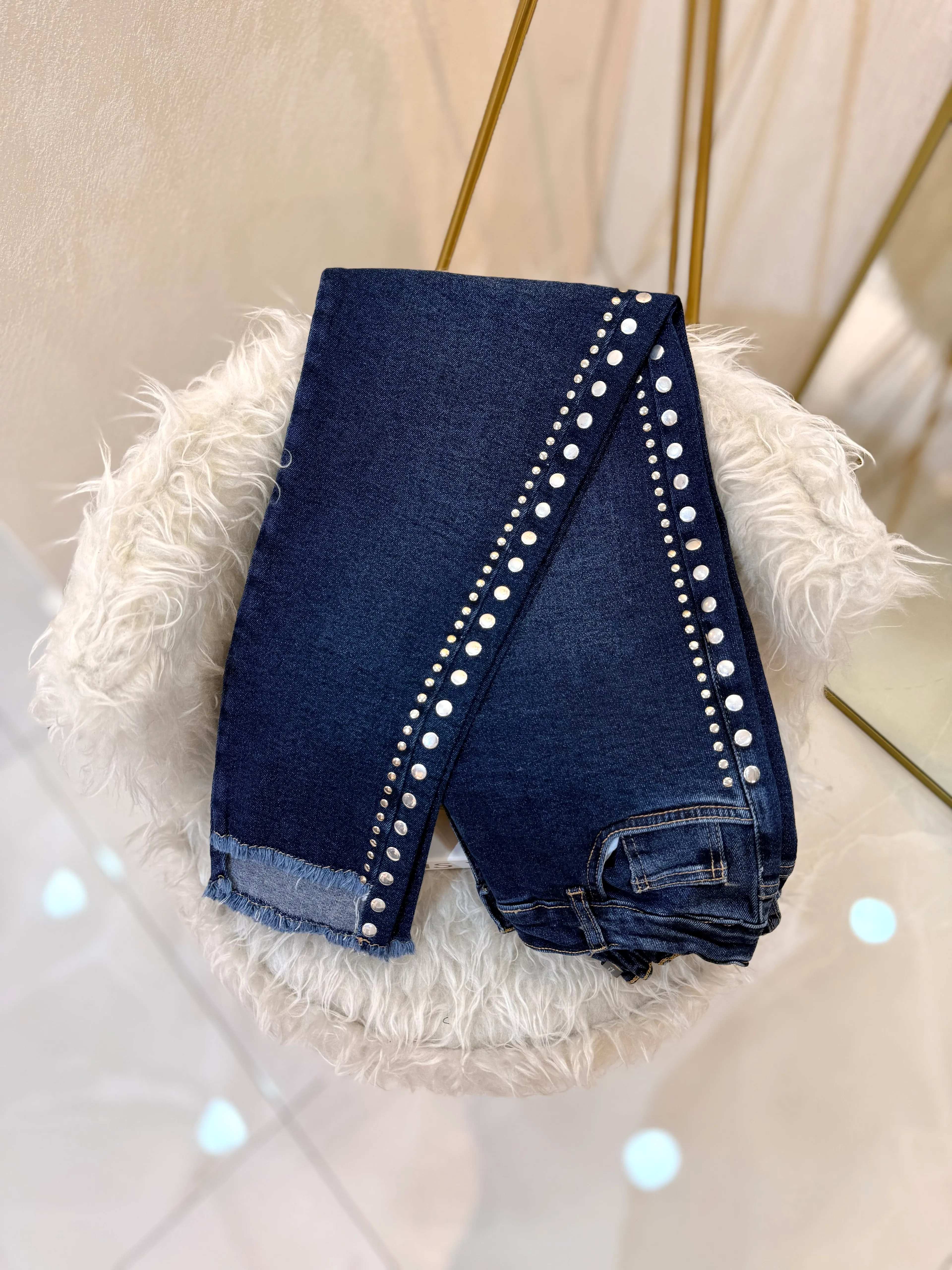 Zımba Detaylı Jean Laci