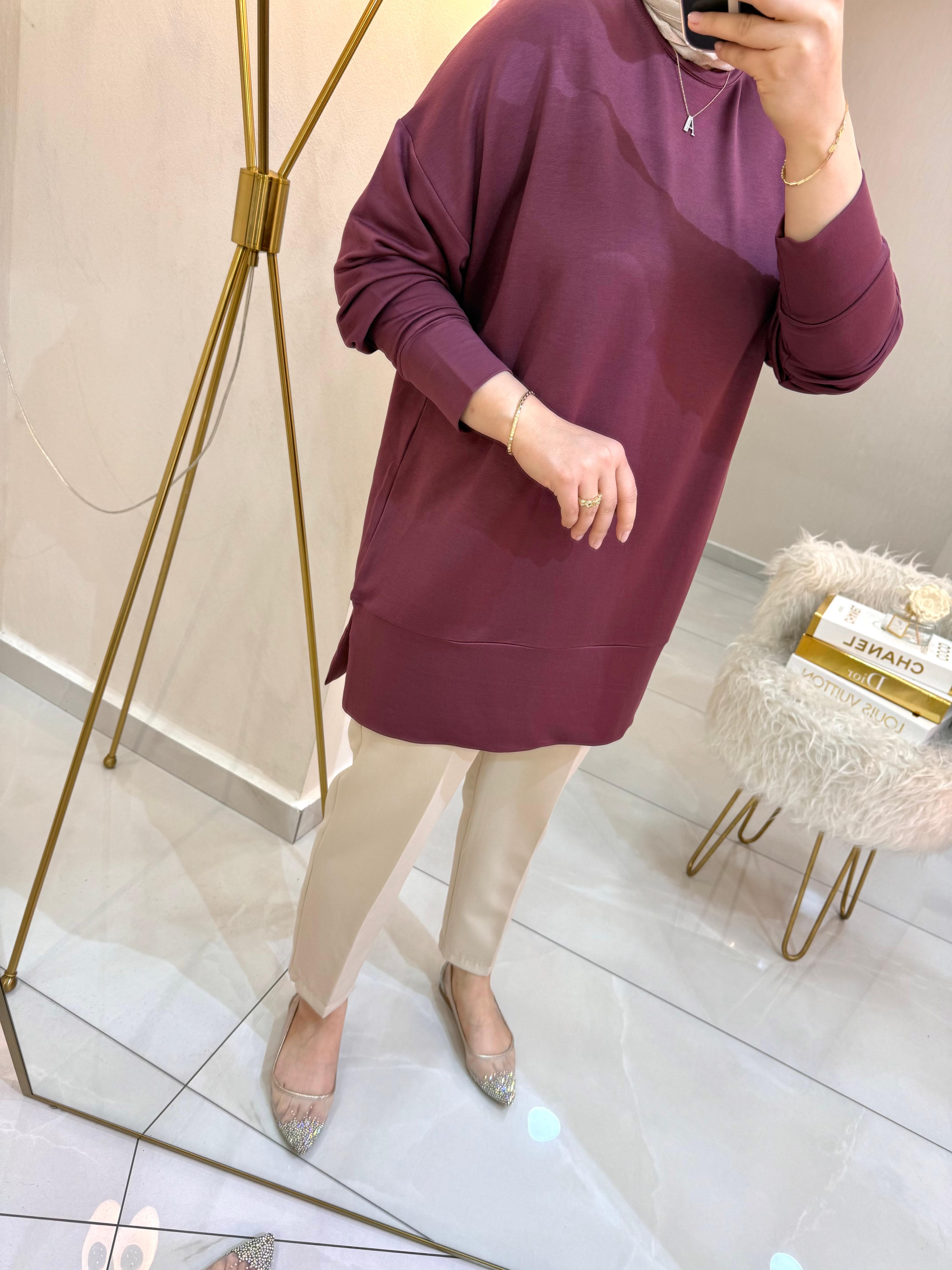 Basic Sweat Bordo