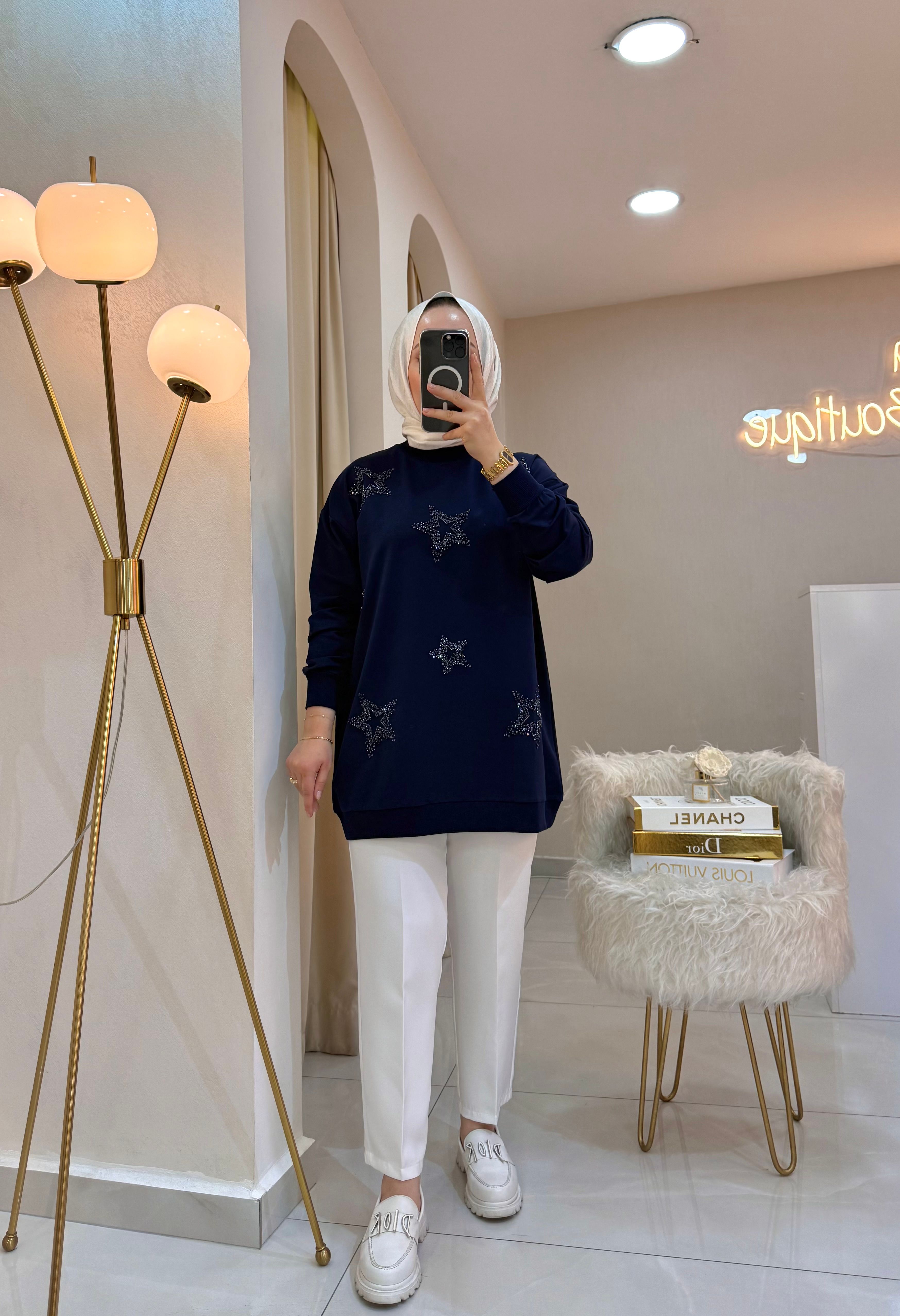 Yıldız Pullu Sweat Laci