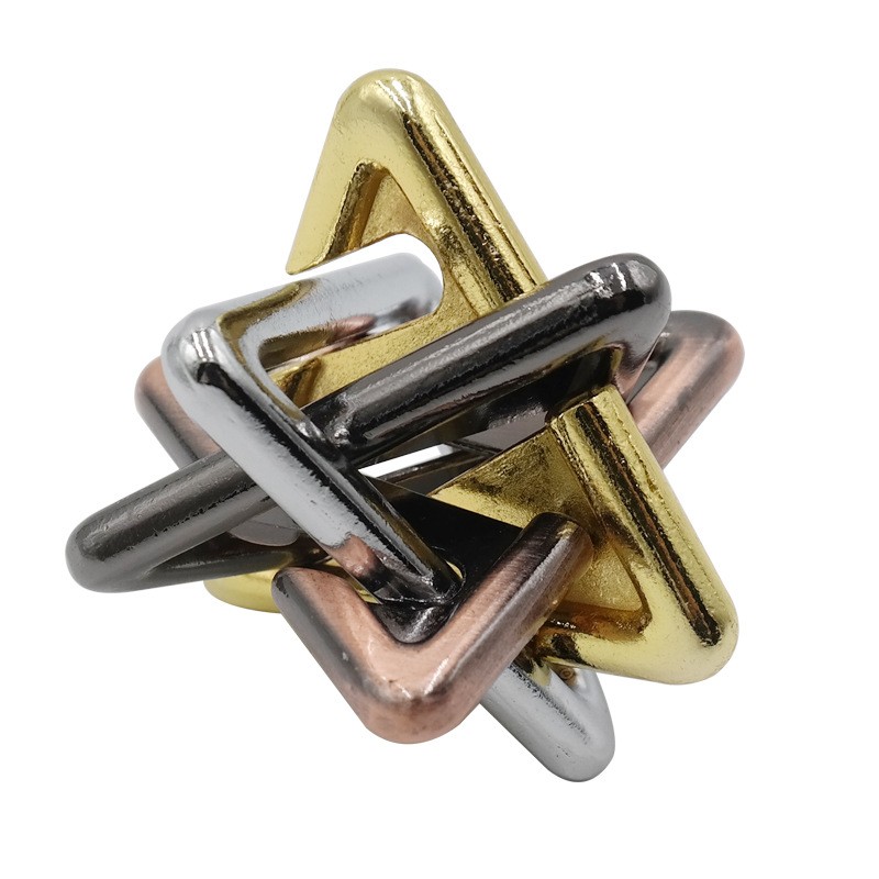 Cast Triangle Metal Puzzle Zorluk 10/10