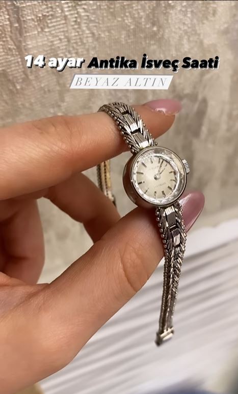 Beyaz Altın İsviçre Saati