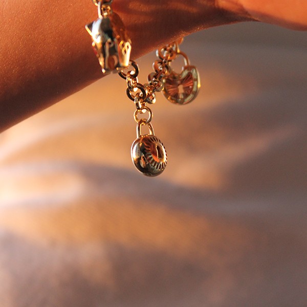 Panter Charm'lı Bileklik
