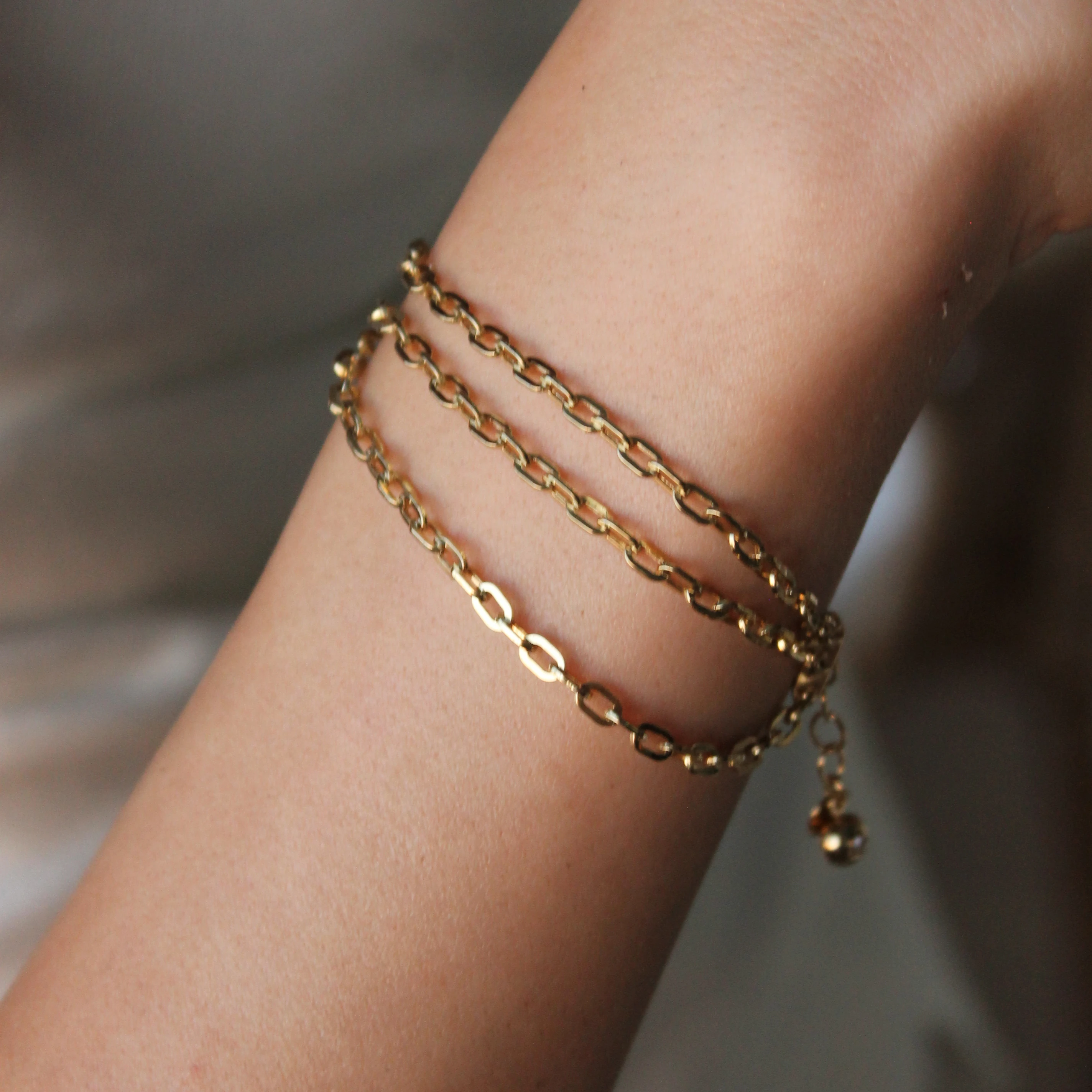 Üçlü Zincir Bileklik