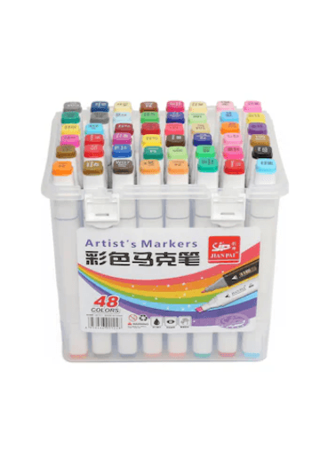 Çift Uçlu Marker Kalem Seti 48 li