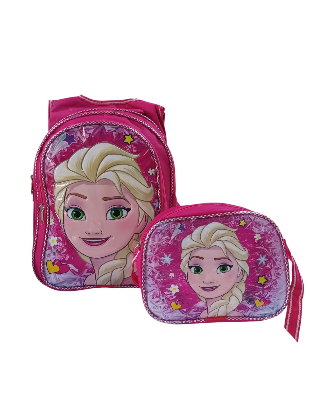Üç Gözlü Pembe Okul Çantası