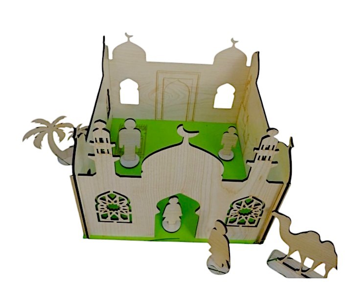 Portatif Camii Maketi (Ahşap)