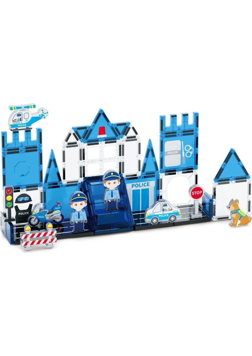 42 Parça Manyetik Polis Karakolu Seti