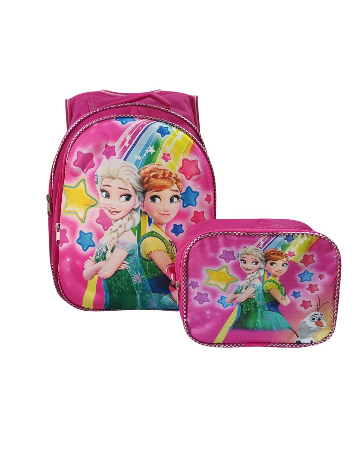 Üç Gözlü Pembe OKul Çantası