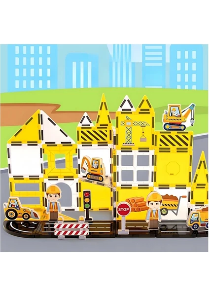 47 Parça Manyetik İnşaat Şantiye Seti