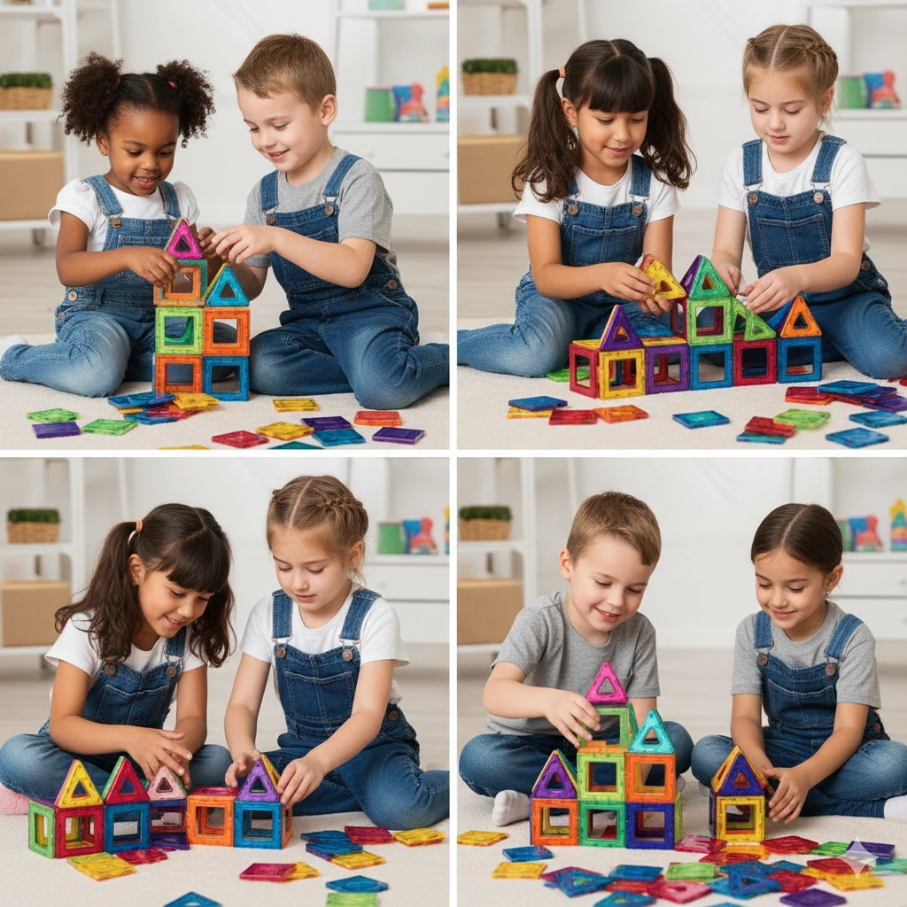 75 Parça Manyetik Bloklar