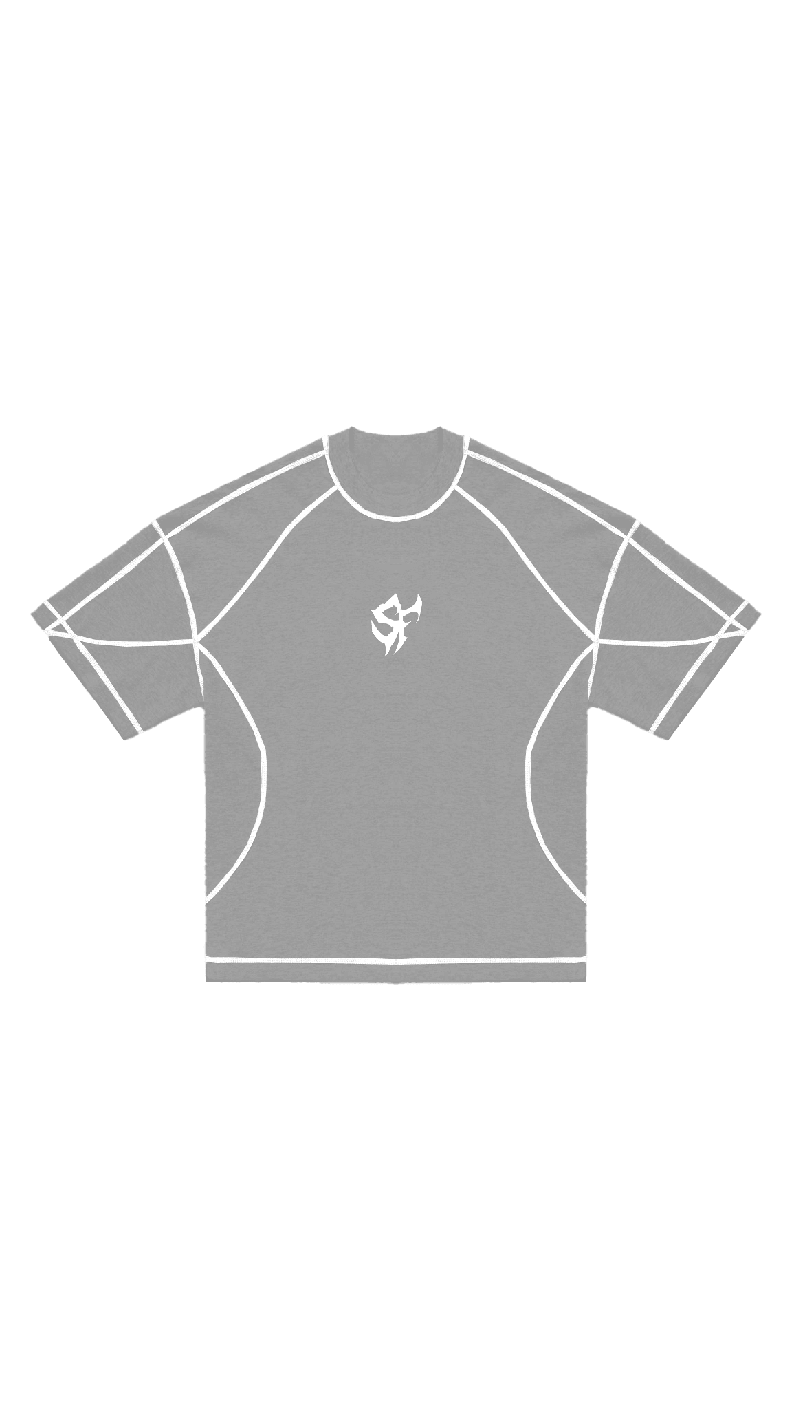 Reen Drop Outline Gray T-Shirt