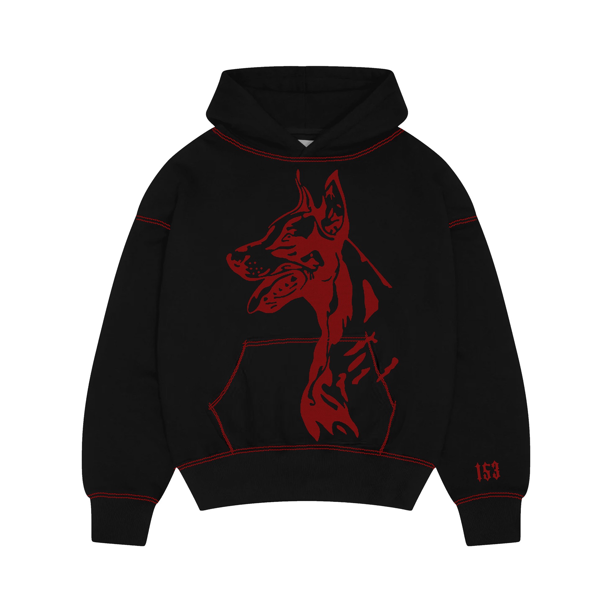 Viserion Drop 153 Red Doberman Sweatshirt