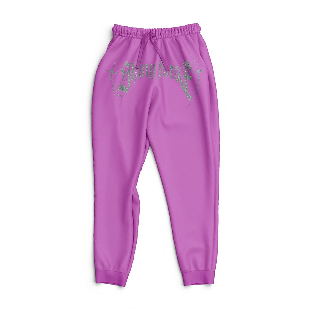 Shiny Force Eisengel Pink Rhinestone Sweatpant