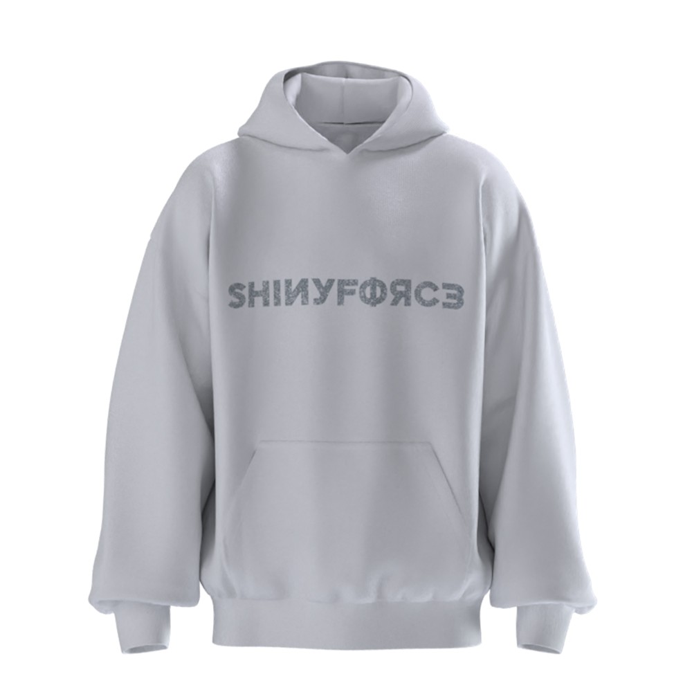 Shiny Force Eisengel White Rhinestone Sweatshirt