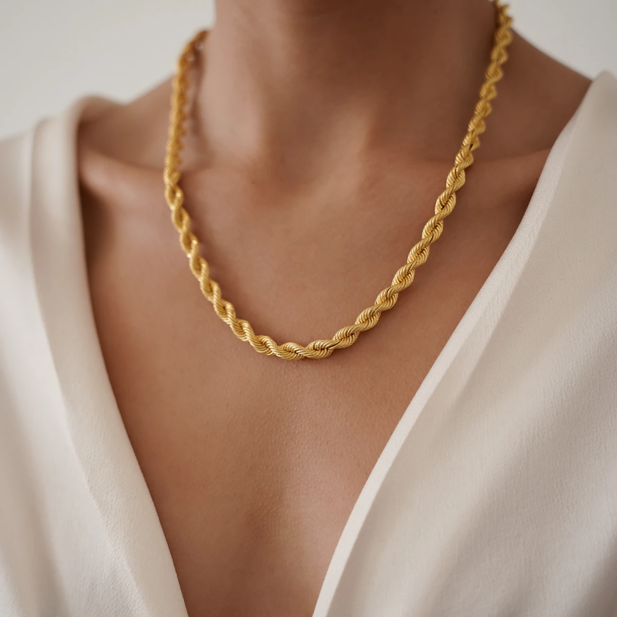 İpek Halat Altın Zincir