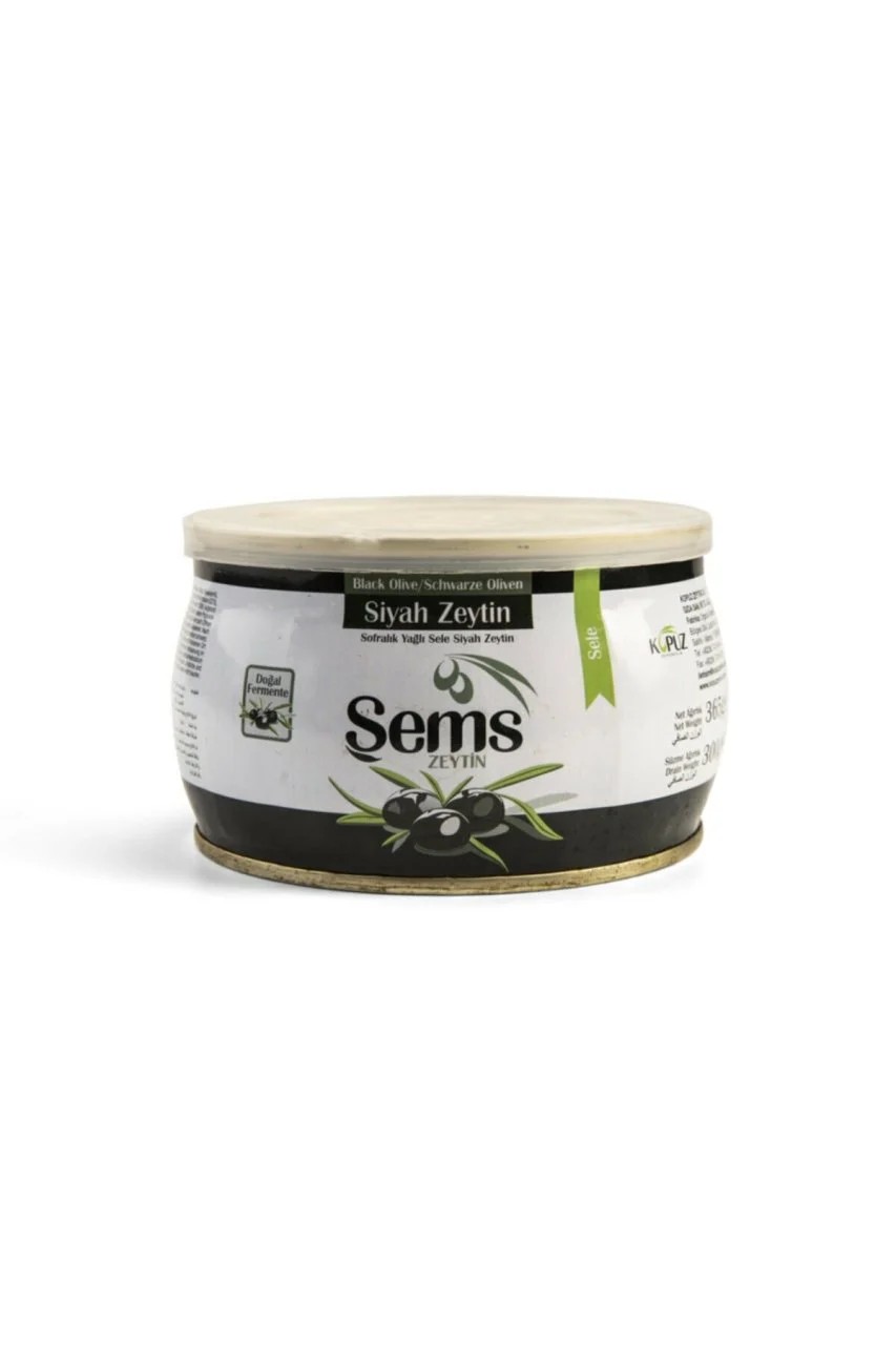 Şems Siyah Zeytin 231-260 Kalibre 300gr