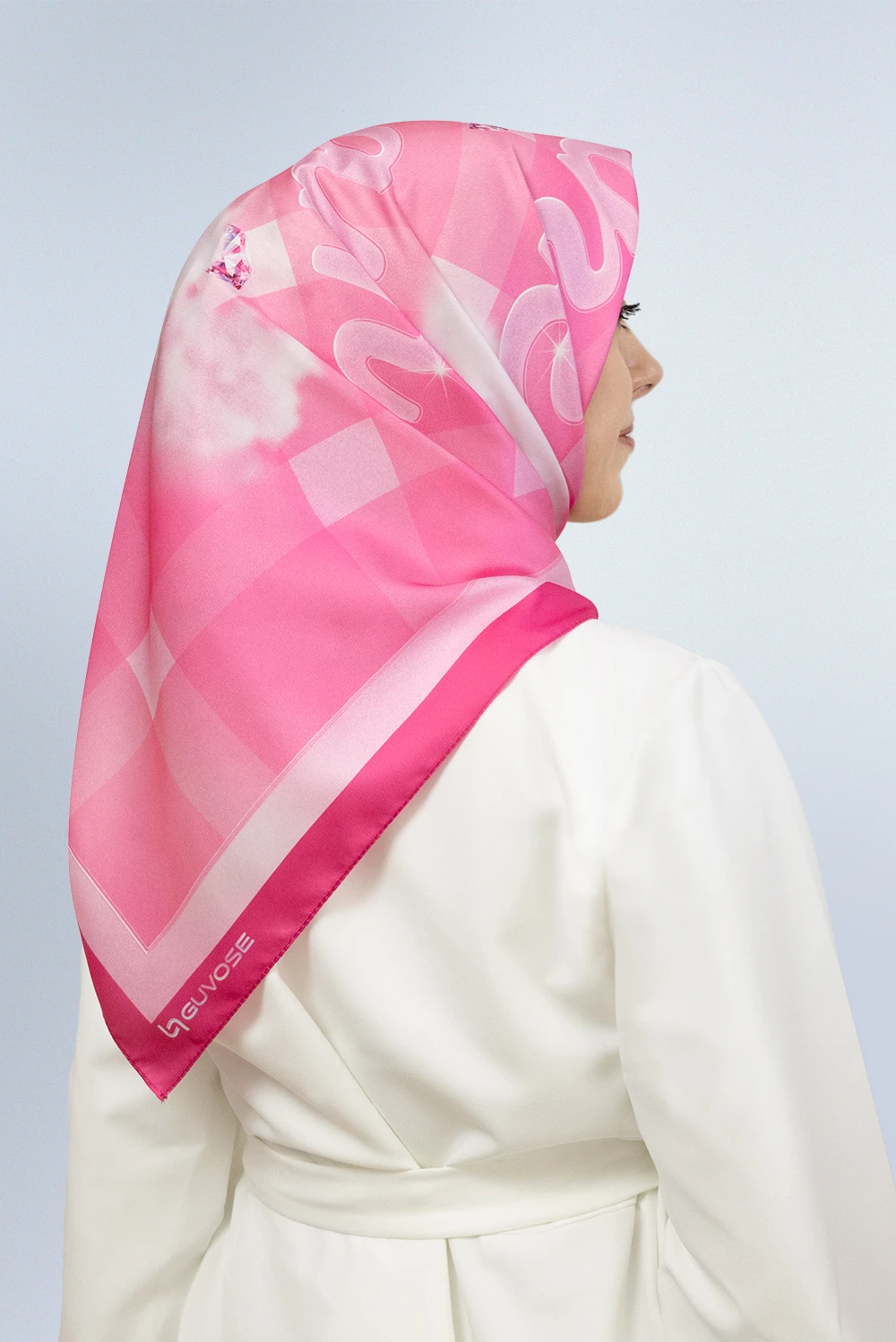 Pink Dream Eşarp, Sokak Stili ve Sport, Twill Kumaş