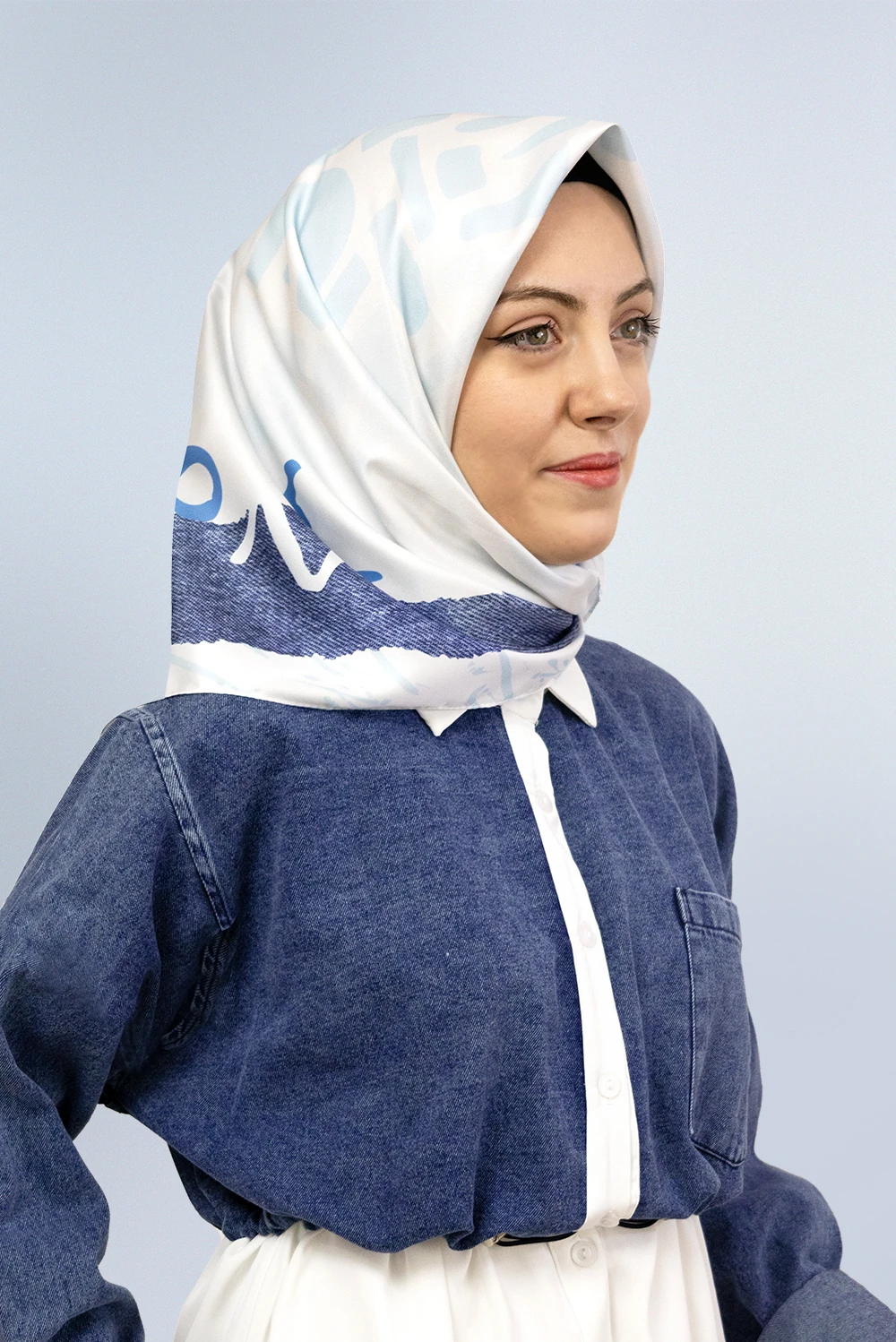 Iconic Eşarp, Sokak Stili ve Sport, Twill Kumaş