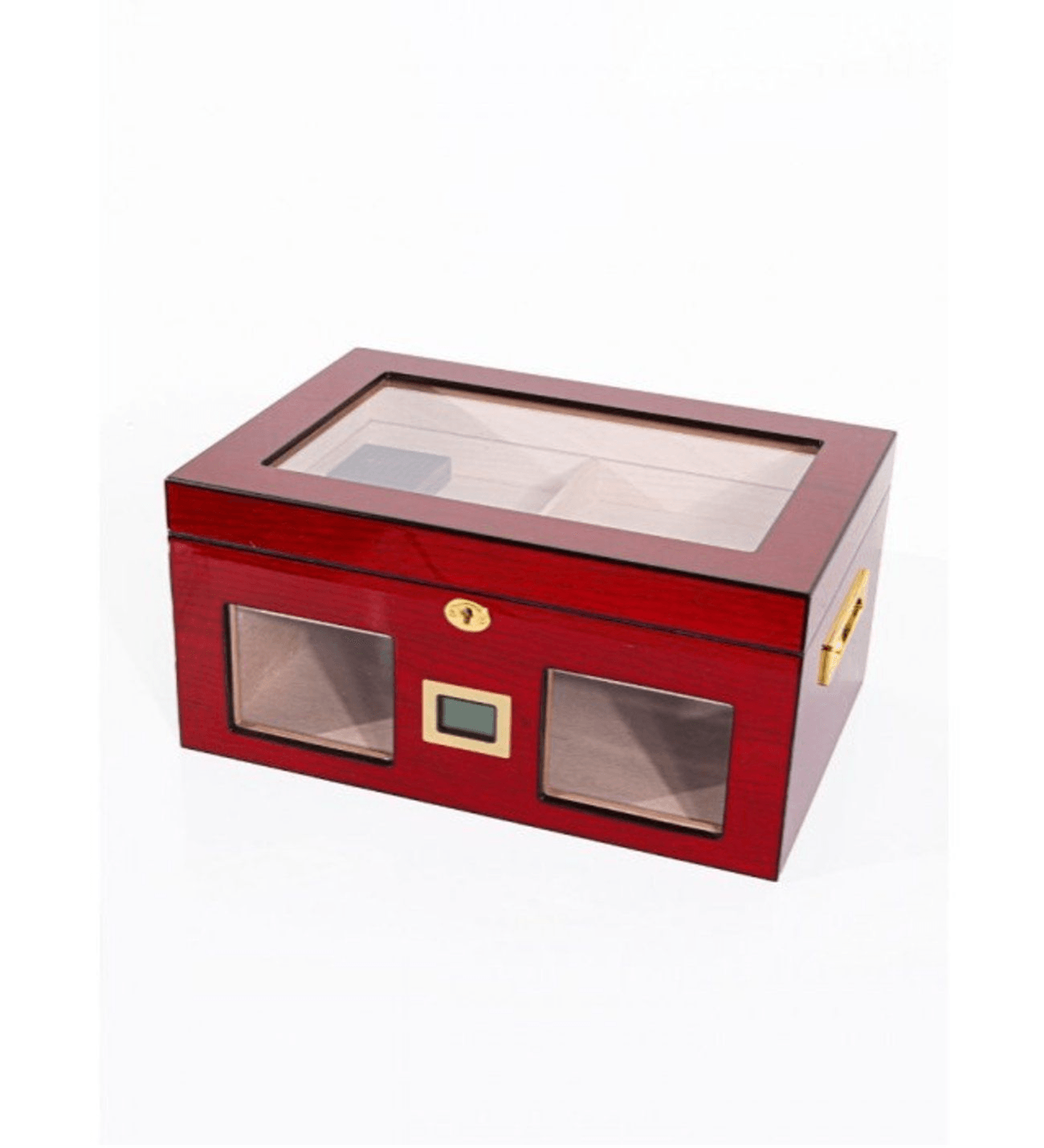 Parmida Humidor Kırmızı Puro Kutusu