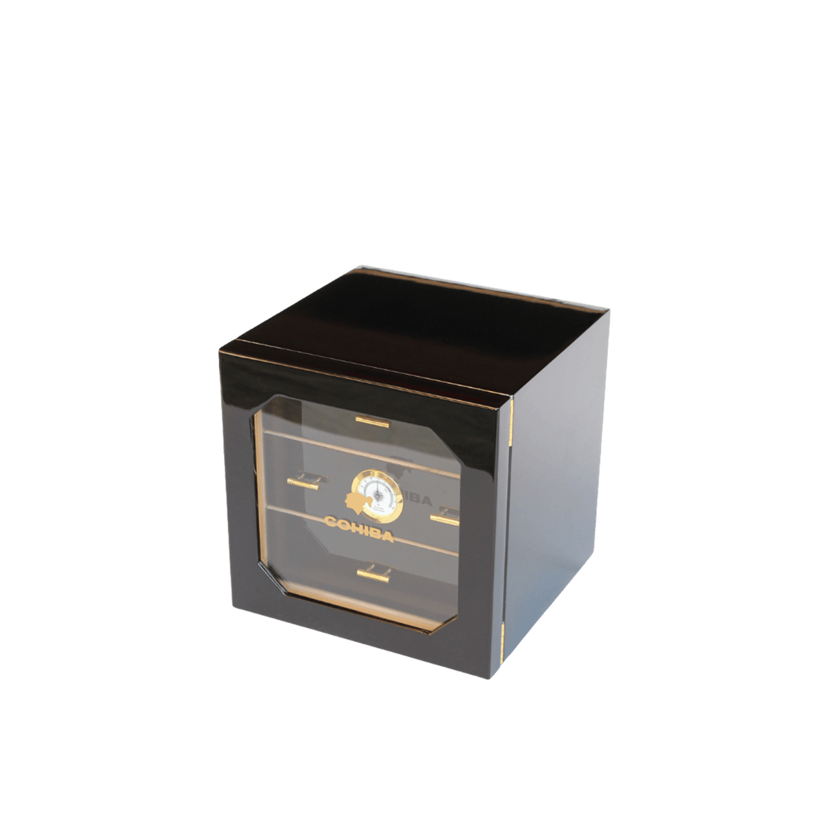 Cohiba 3 Çekmeceli Humidor Siyah