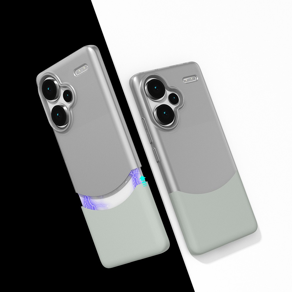 Xiaomi Redmi Note 13 Pro Plus 5G Kılıf Mıknatıslı Zore Duble Kapak