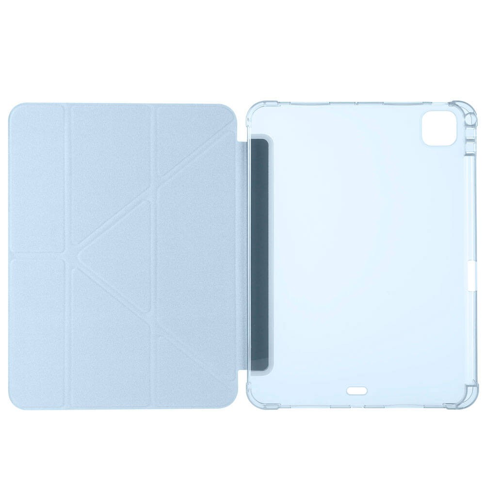 iPad Pro 11 2024 Kılıf Zore Tri Folding Kalem Bölmeli Standlı Kılıf