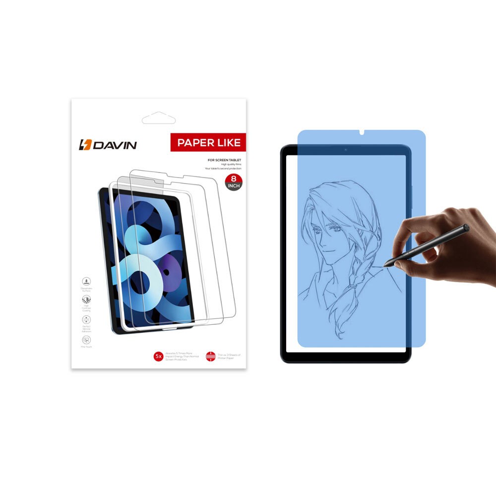 Xiaomi Redmi Pad SE 8.7 Kağıt Hisli Mat Davin Paper Like Tablet Ekran Koruyucu