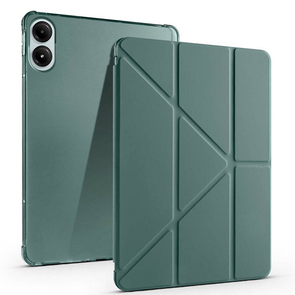 Xiaomi Poco Pad Kılıf Zore Tri Folding Kalem Bölmeli Standlı Kılıf