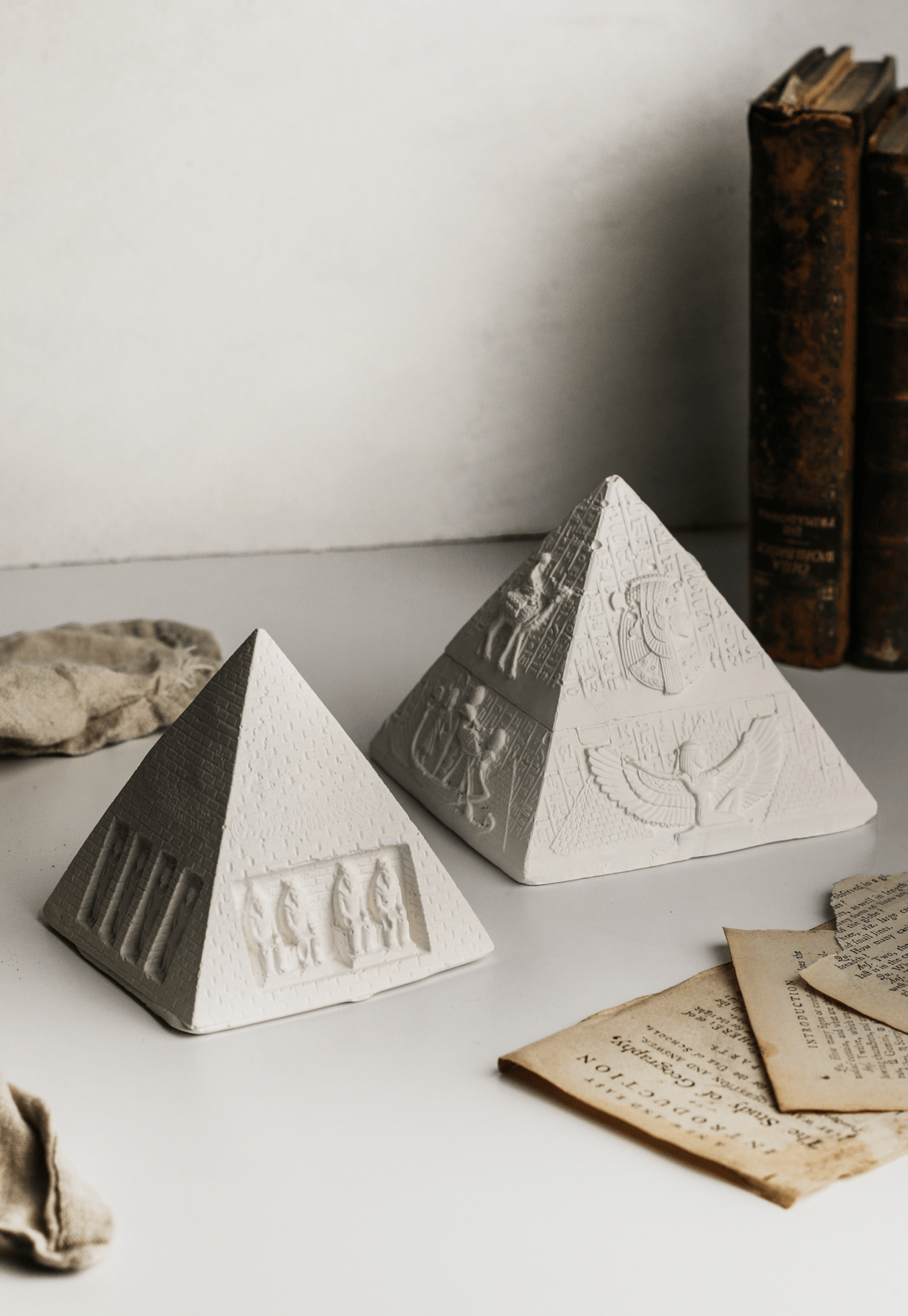 2li Antik Mısır Piramit Dekoru Ev
