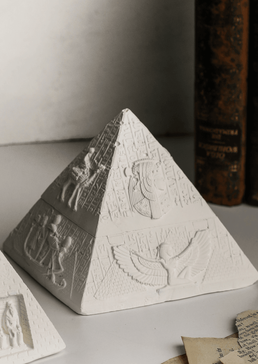 Büyük Model Antik Mısır Piramit Dekoru Ev dekoru