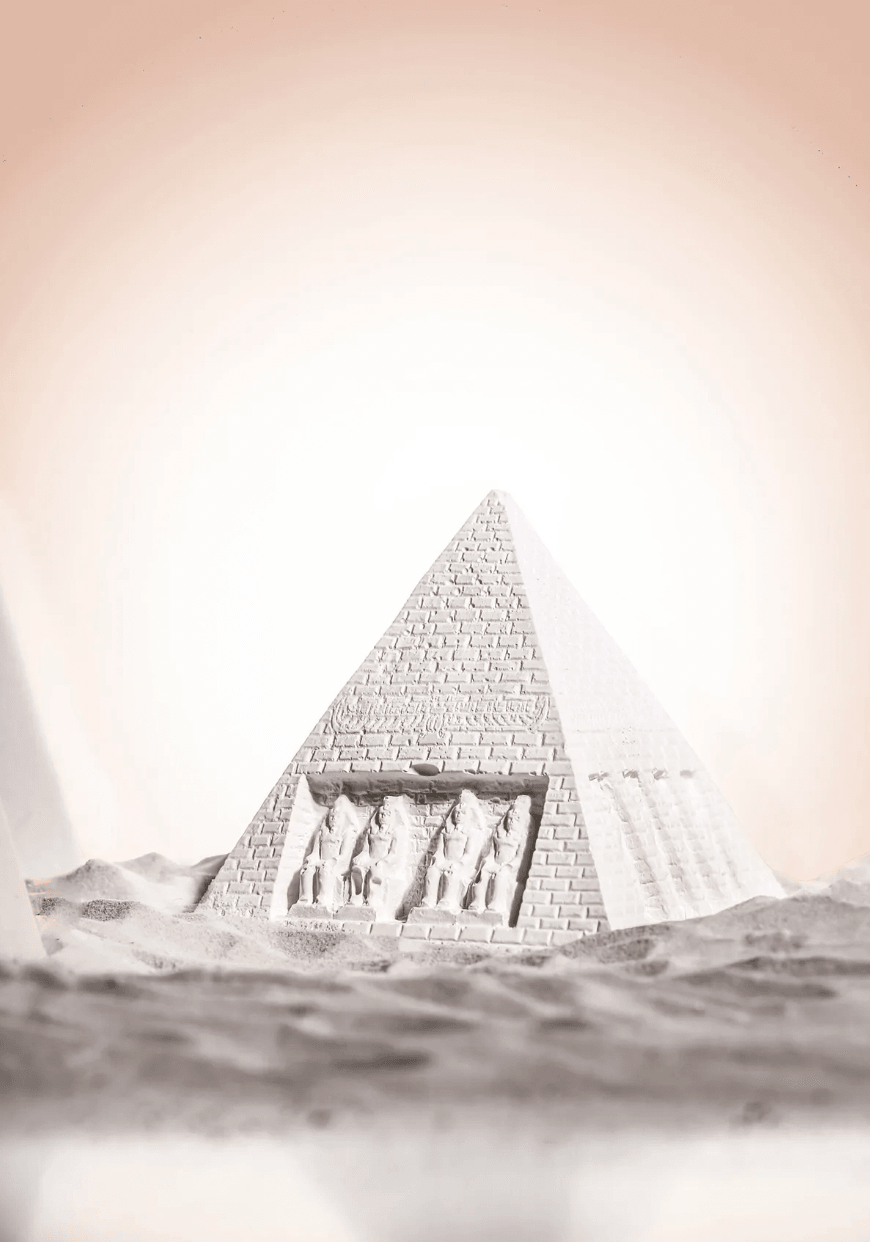Küçük  Model Antik Mısır Piramit Dekoru Ev dekoru 