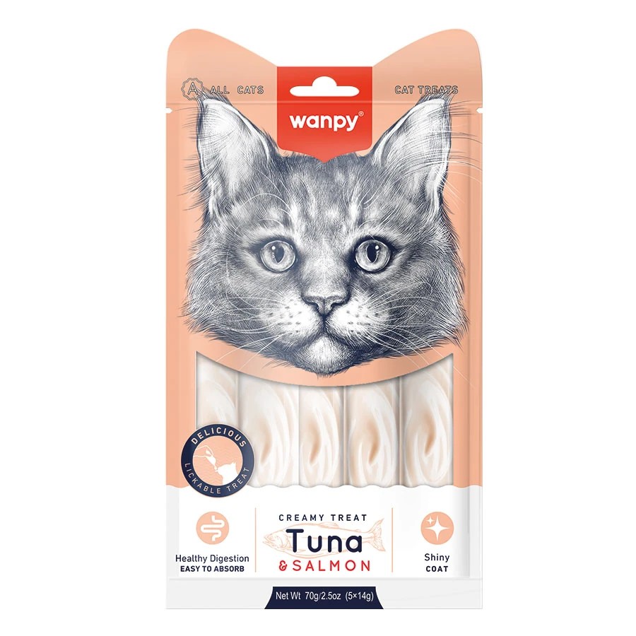 Wanpy Kedi Krema Ödül Maması 5’li Karışık Paket Seçmeli