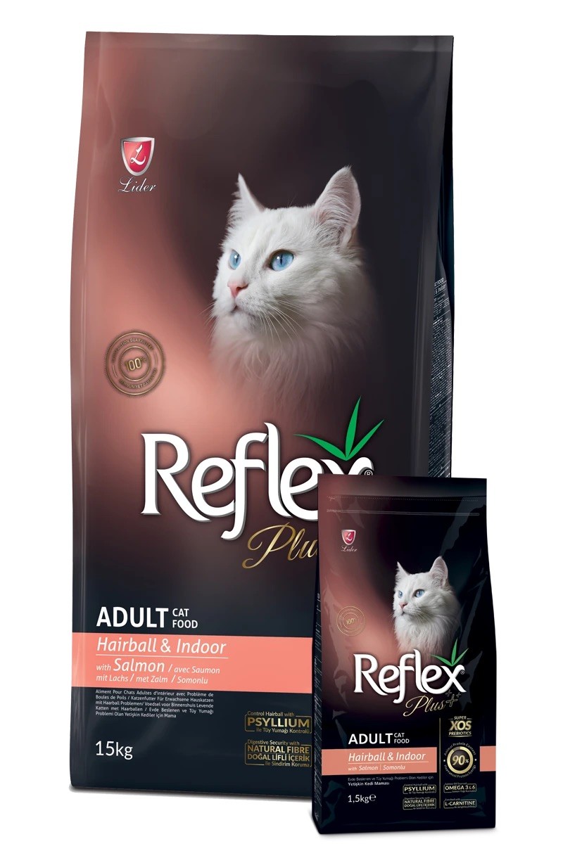 Reflex Plus Hairball Somonlu Yetişkin Kedi Maması 1,5 Kg