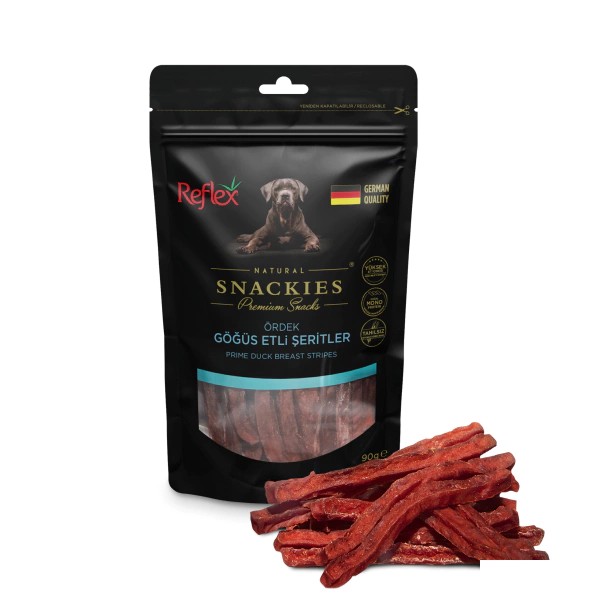 Reflex Snackies Ördek Göğüs Etli Şeritler 90 gr