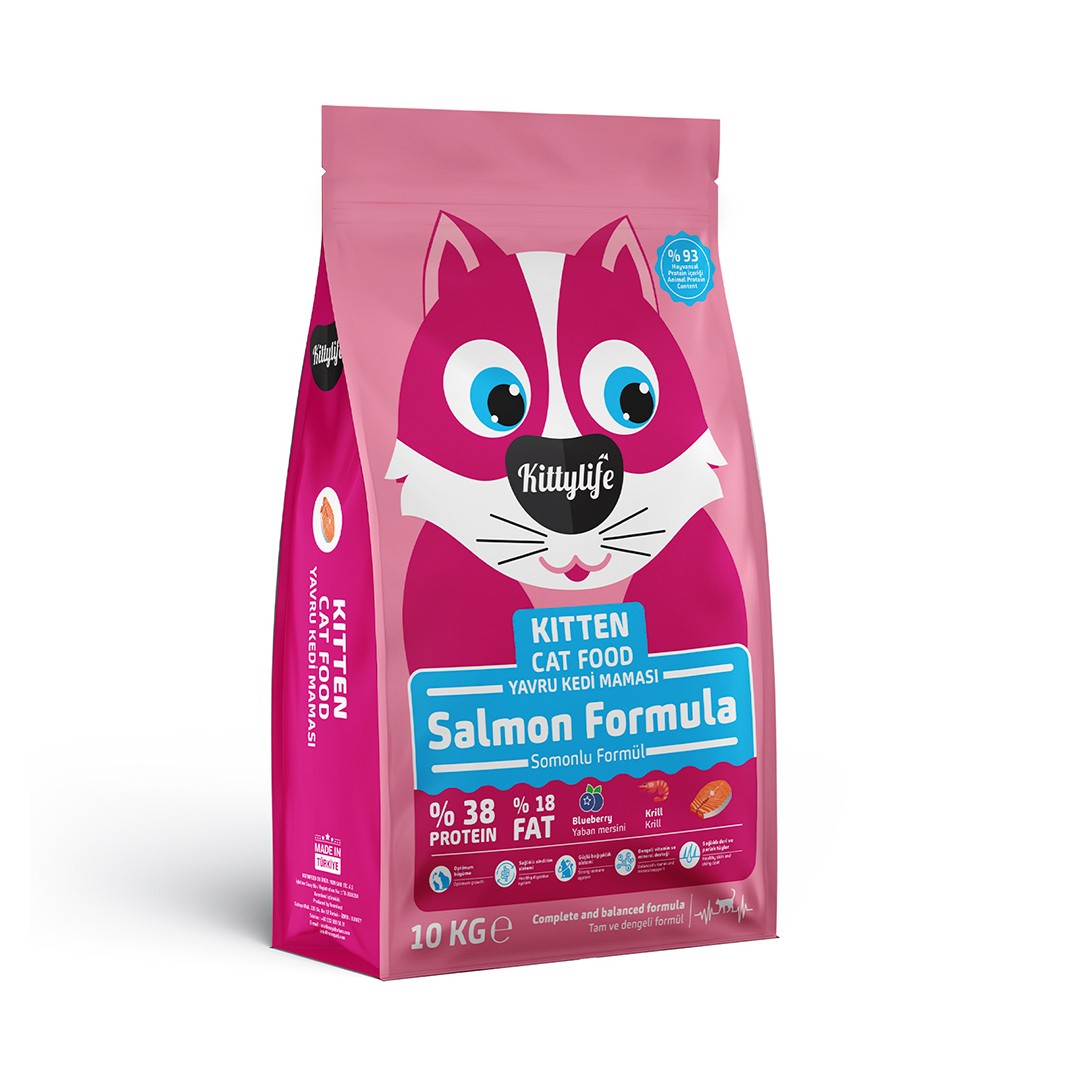 Kittylife Somonlu Yavru Kedi Maması - 10 kg