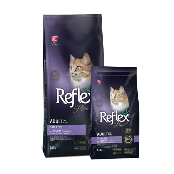Reflex Plus Skin Care Somonlu Yetişkin Kedi Maması 1,5 Kg