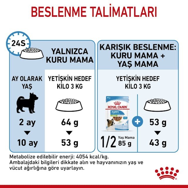 Royal Canin X-Small Puppy Yavru Köpek Maması 3KG