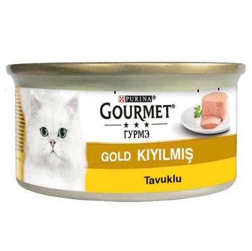 GOURMET® Gold Kıyılmış Tavuklu Yaş Kedi Maması 85 Gr - 12'li