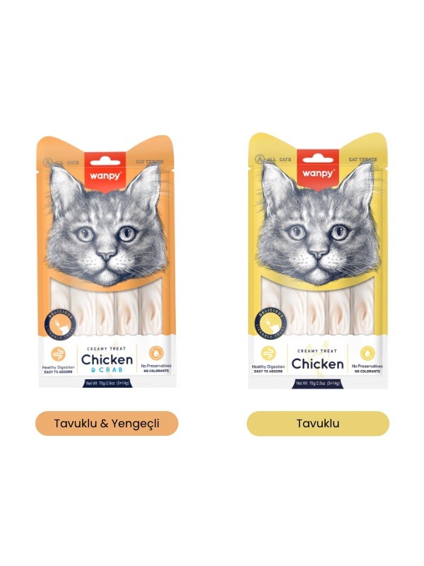 Wanpy Tavuklu Karışık 2'li Set