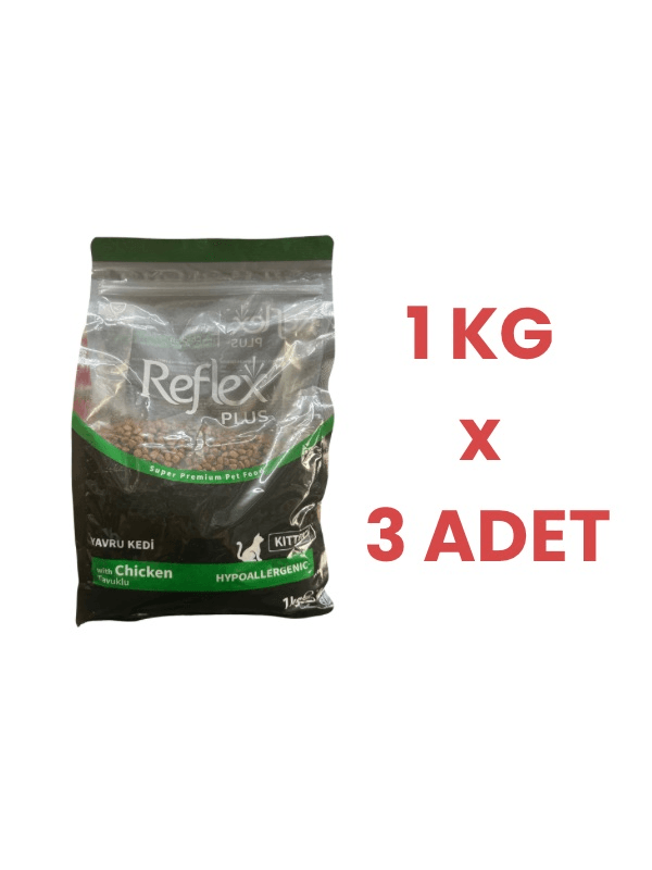 Reflex Plus Tavuklu Yavru Kedi Maması 1 Kgx3Adet