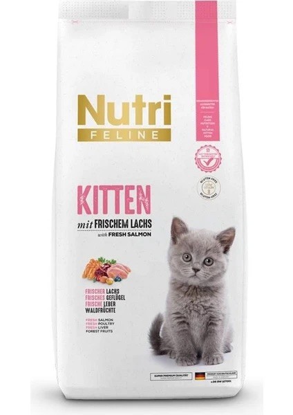 Nutri Feline Kitten Yavru Glutensiz Kedi Maması 2 Kg