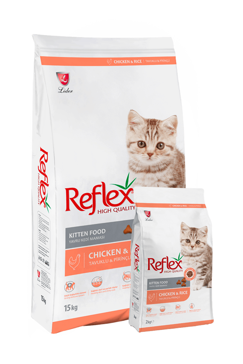 Reflex Tavuklu Ve Pirinçli Yavru Kedi Maması 15 KG + 1 KG